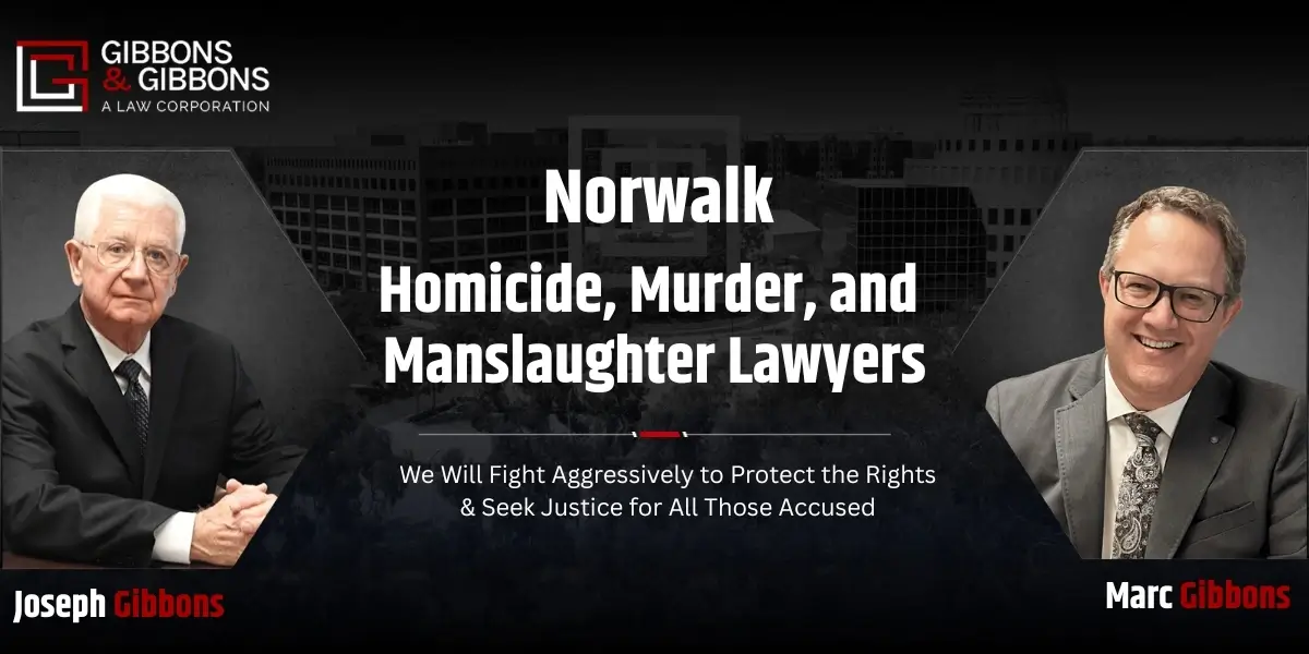 Norwalk Homicide, Murder, and Manslaughter Lawyer